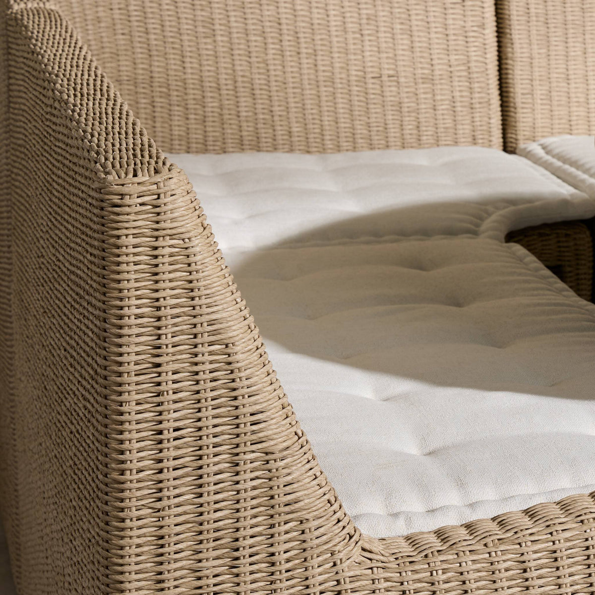 Senna Outdoor Dining Banquette L Shape 132"