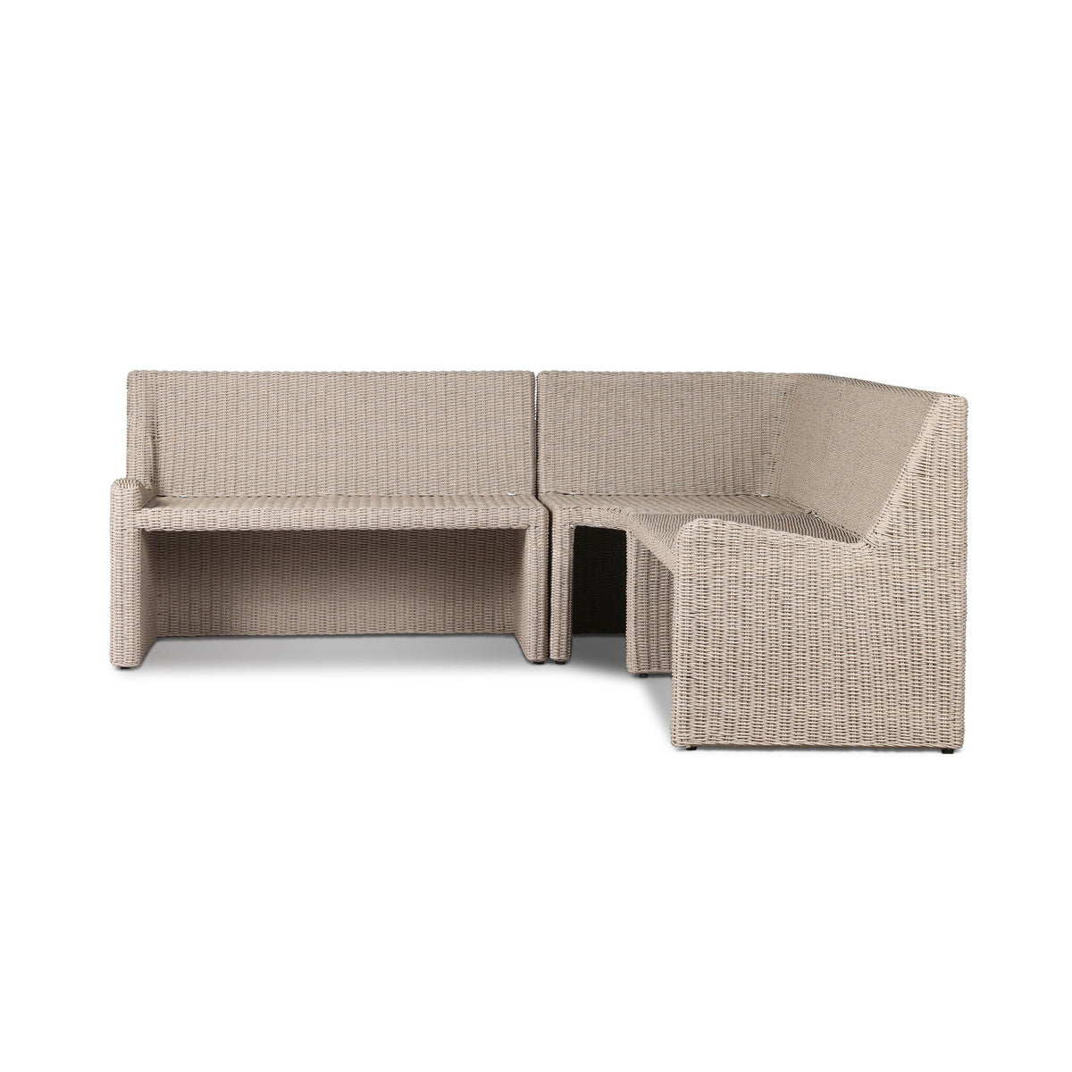 Senna Outdoor Dining Banquette L Shape 83"