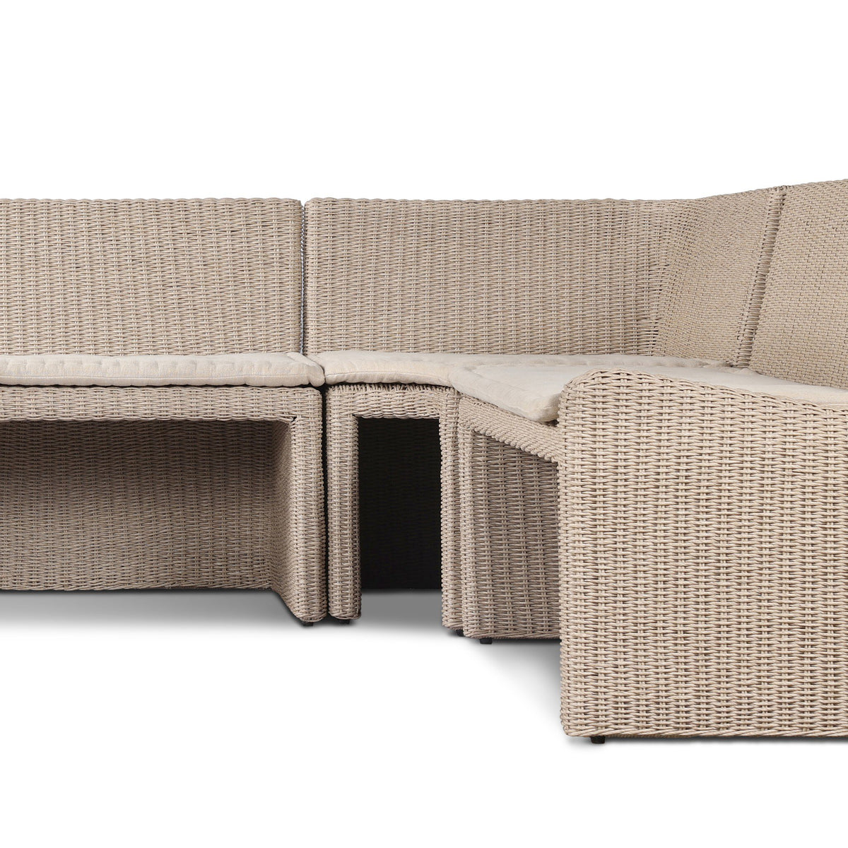 Senna Outdoor Dining Banquette U Shape 117"
