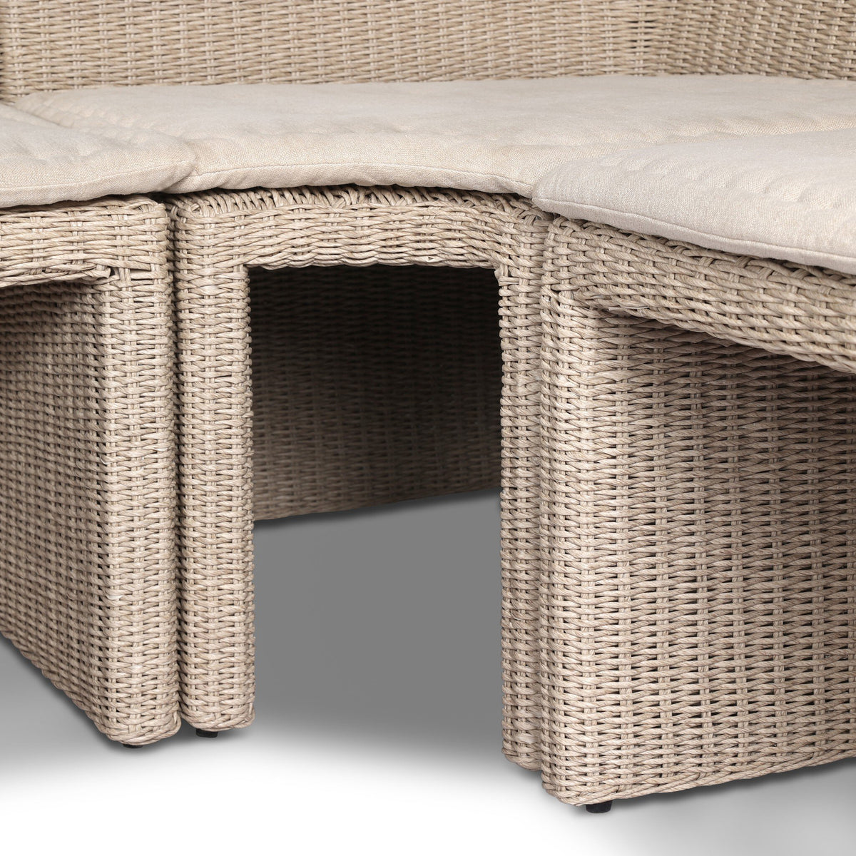 Senna Outdoor Dining Banquette U Shape 117"