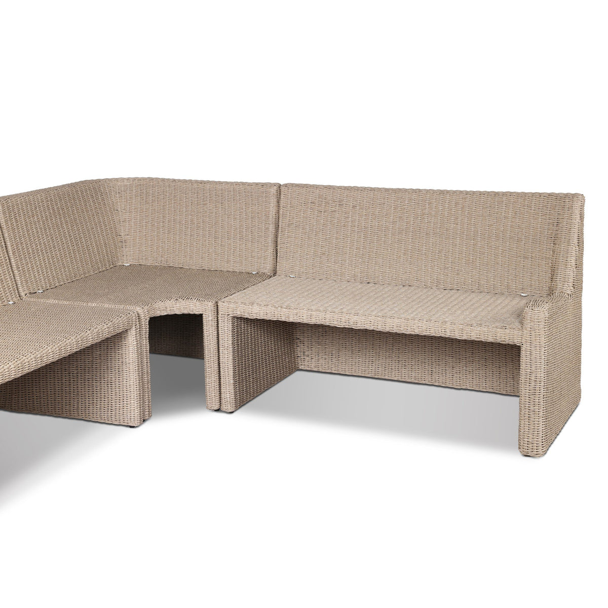 Senna Outdoor Dining Banquette U Shape 117"