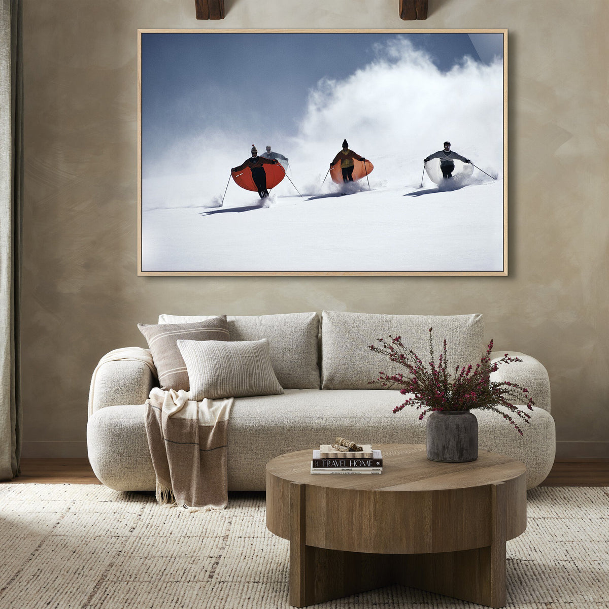 Caped Skiers By Slim Aarons - Four Hands (250747-001)
