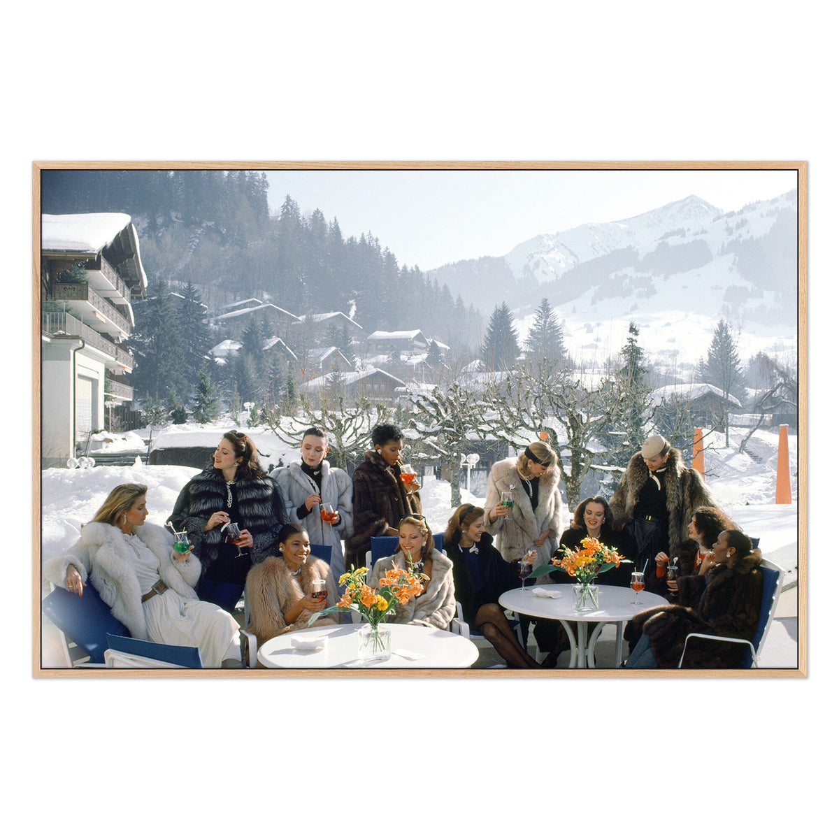Drinks At Gstaad By Slim Aarons - Four Hands (250748-005)