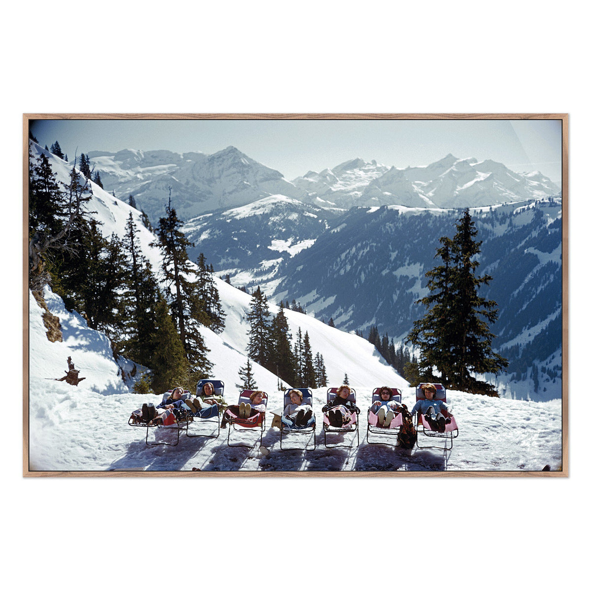 Lounging In Gstaad By Slim Aarons