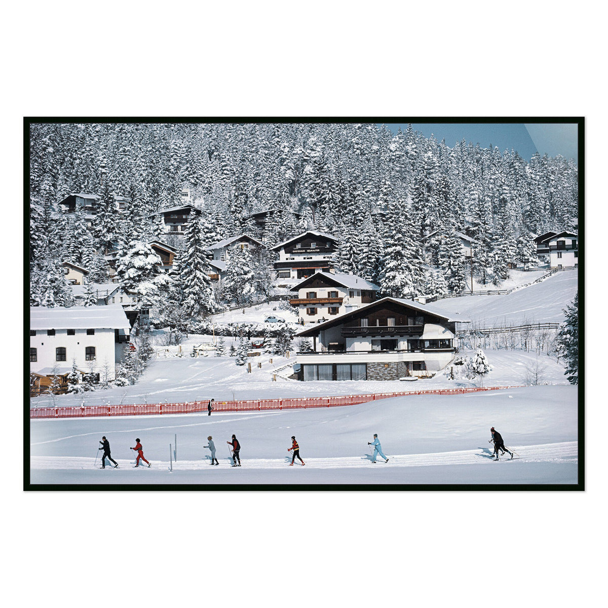 Skiing In Seefeld By Slim Aarons