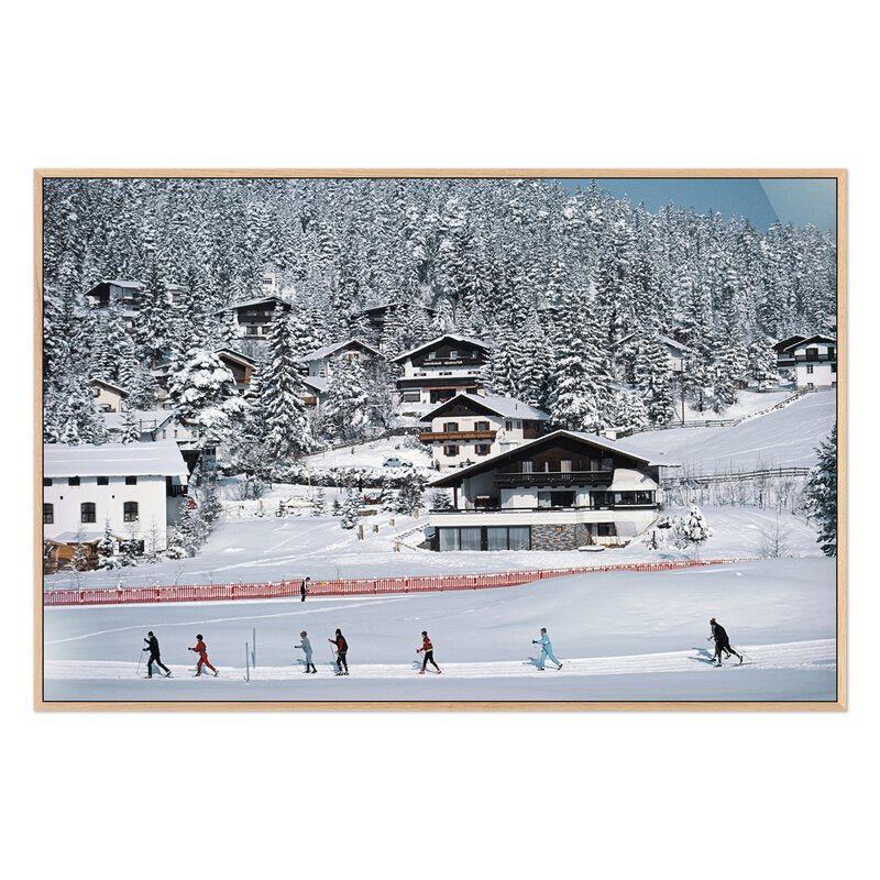 Skiing In Seefeld By Slim Aarons