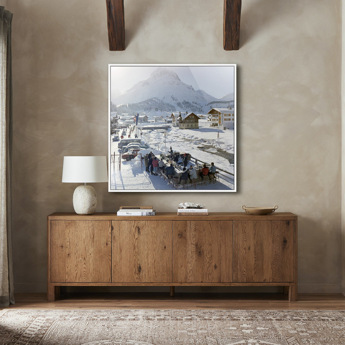 a picture on a wall