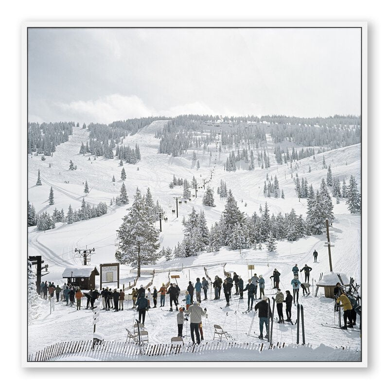 Skiing In Vail By Slim Aarons
