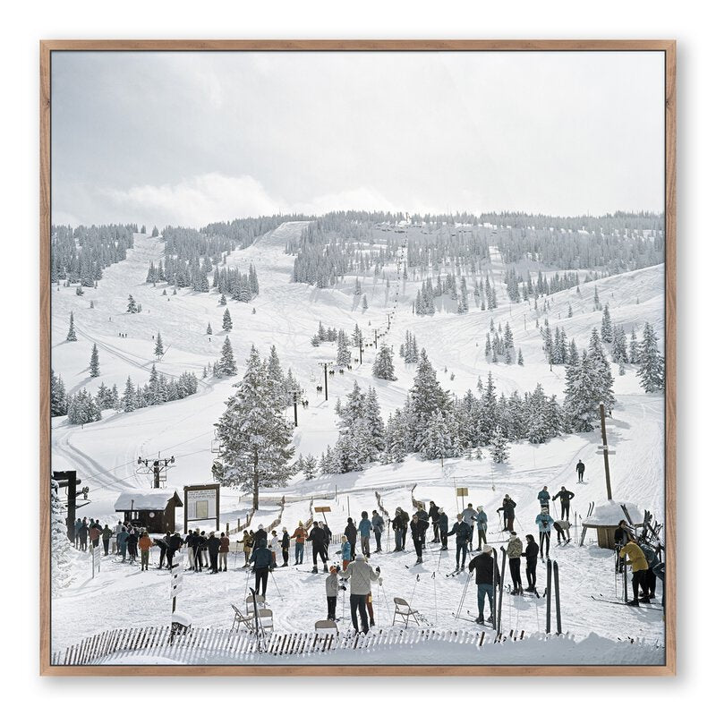 Skiing In Vail By Slim Aarons