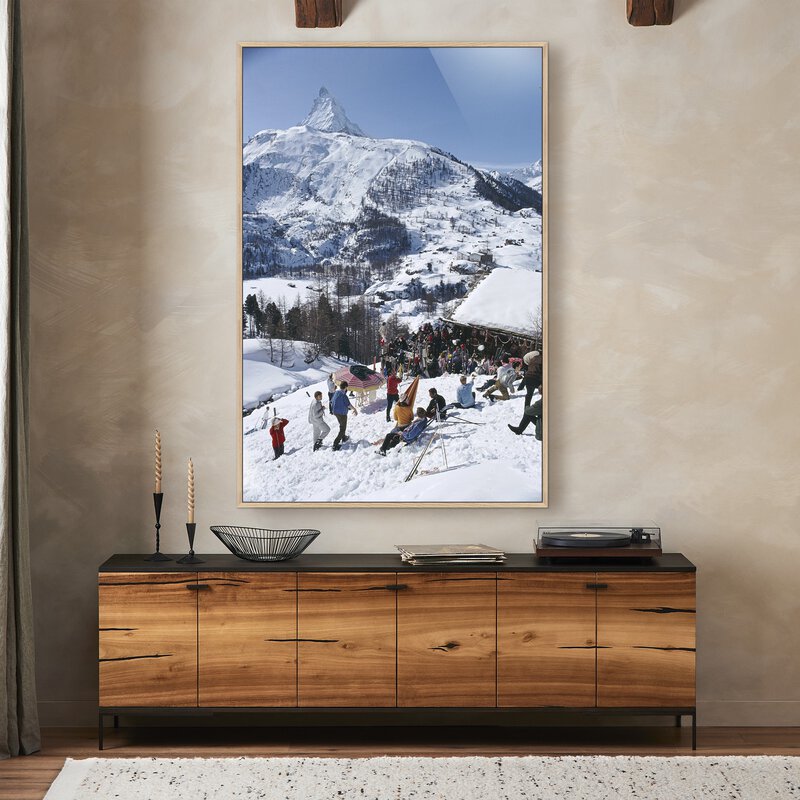 Zermatt Skiing Ii By Slim Aarons