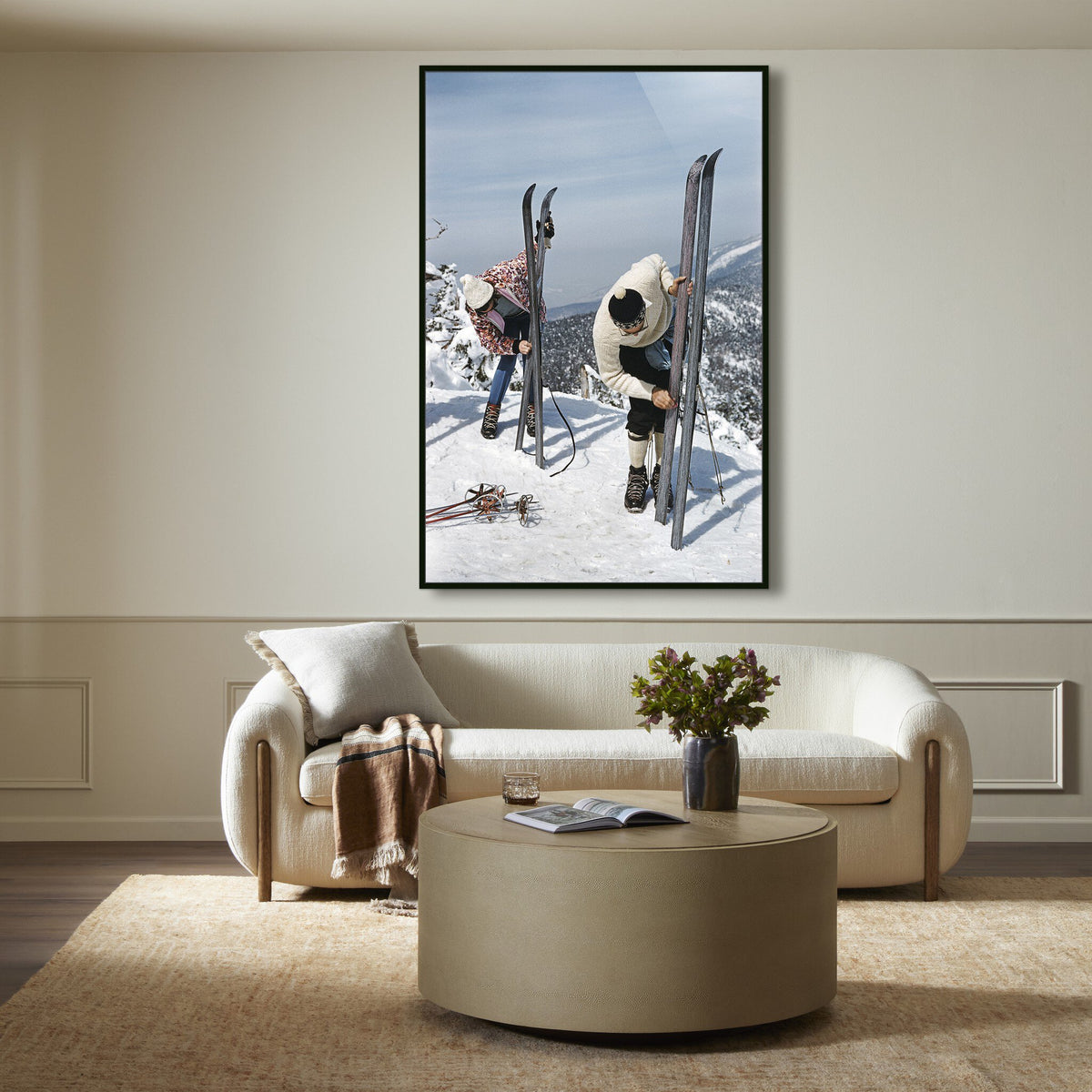 On The Slopes Of Sugarbush By Slim Aarons