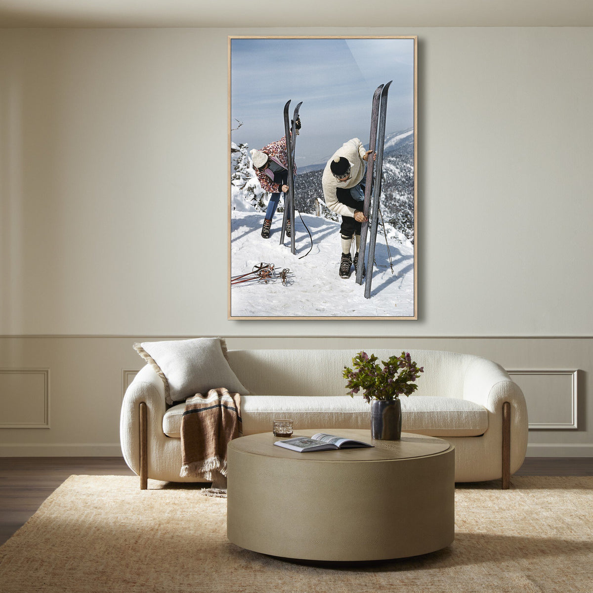 On The Slopes Of Sugarbush By Slim Aarons