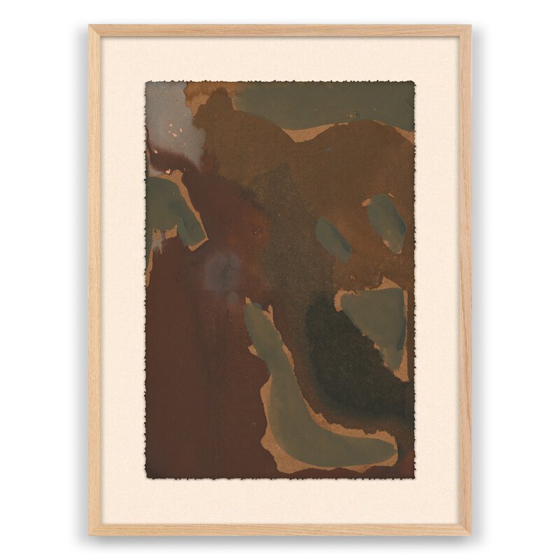a framed picture of a painting