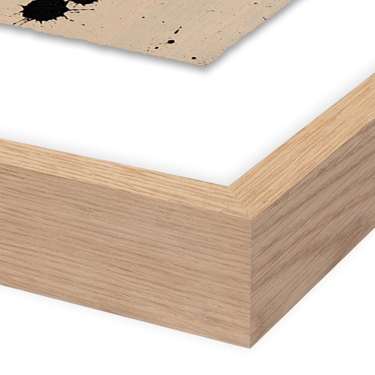 a close up of a wood frame
