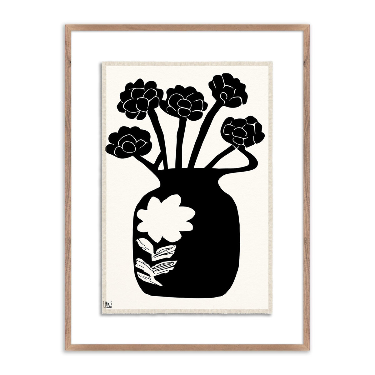 Woodblock Floral Iv By Roseanne Kenny - Four Hands (250783-002)