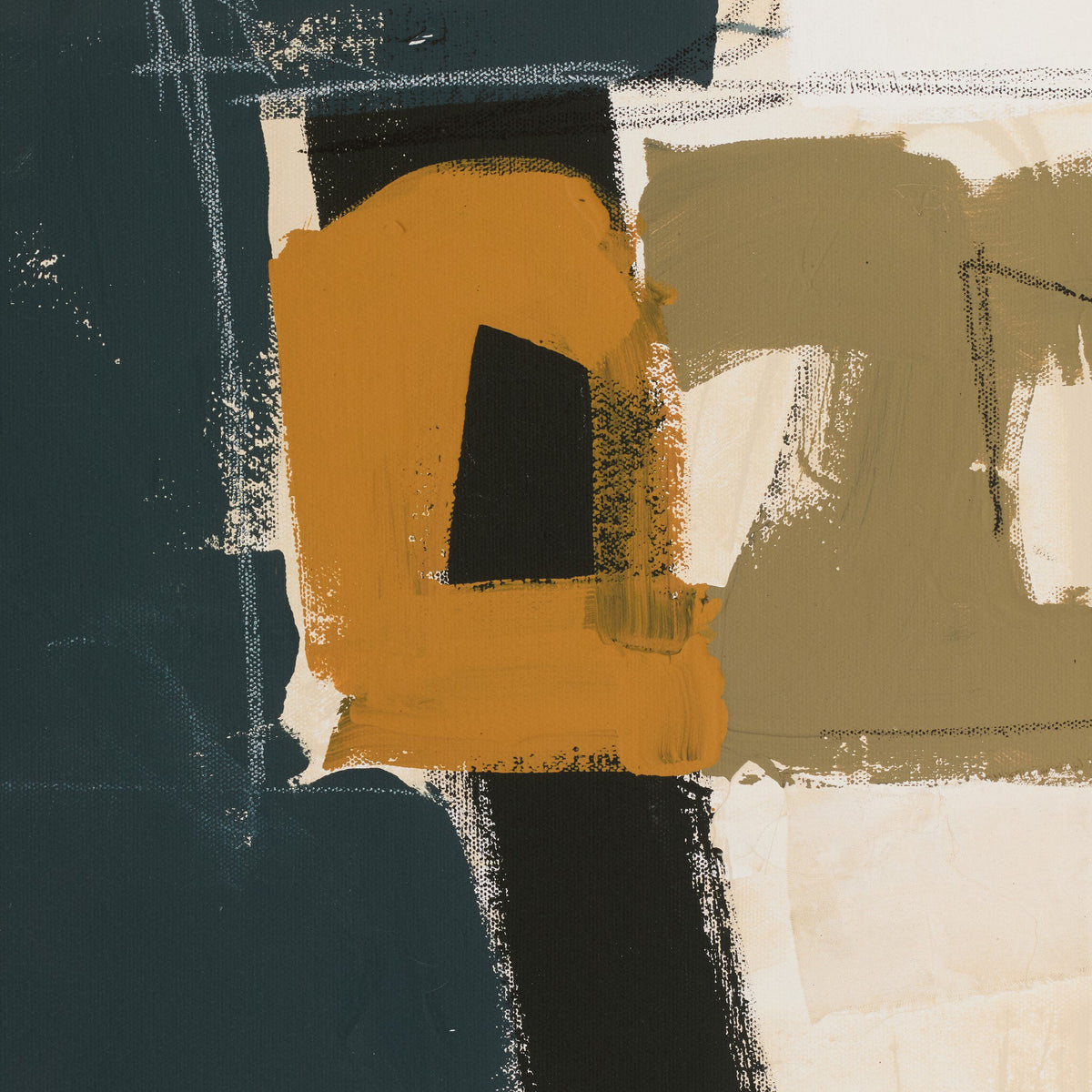 a painting of squares and rectangles
