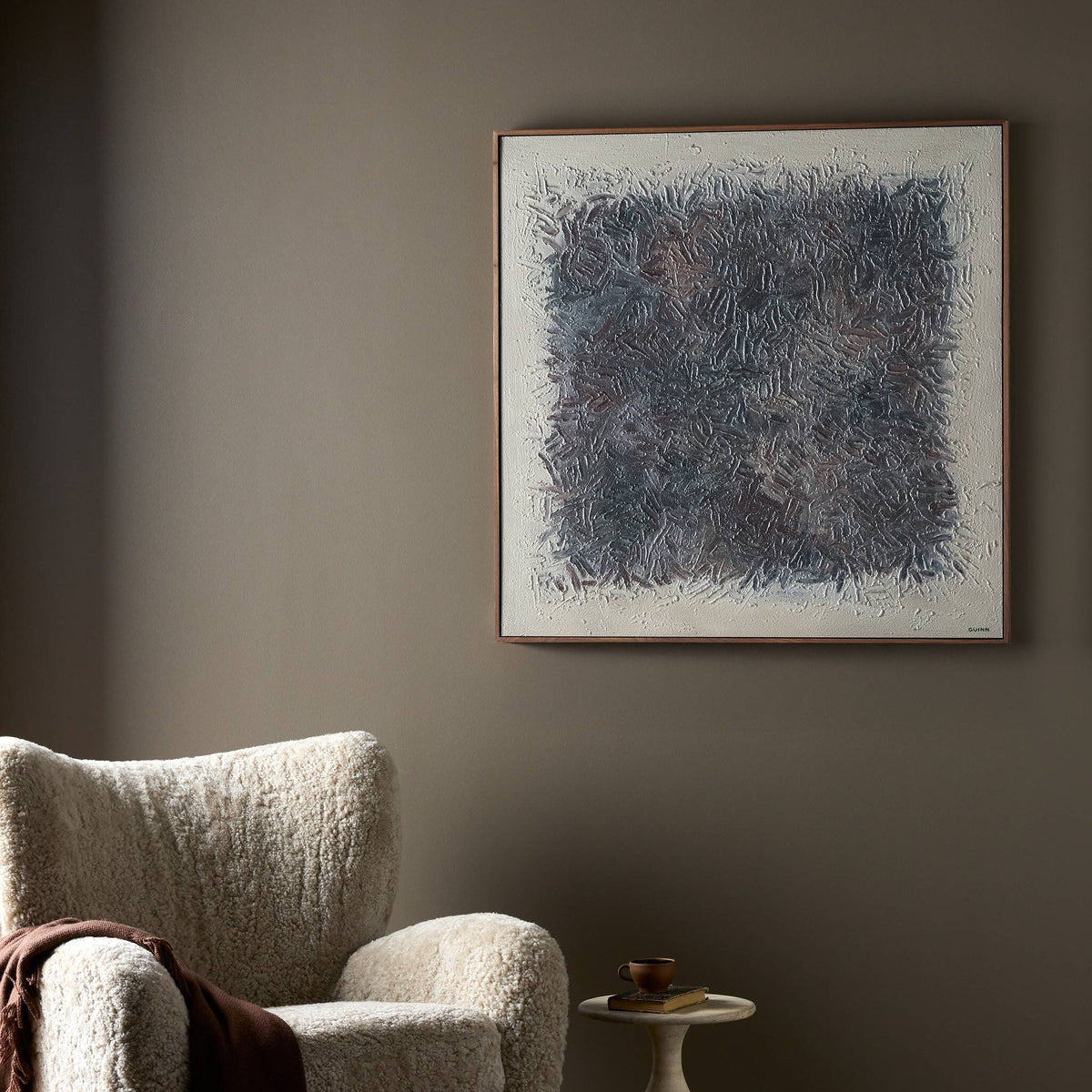 a painting on the wall