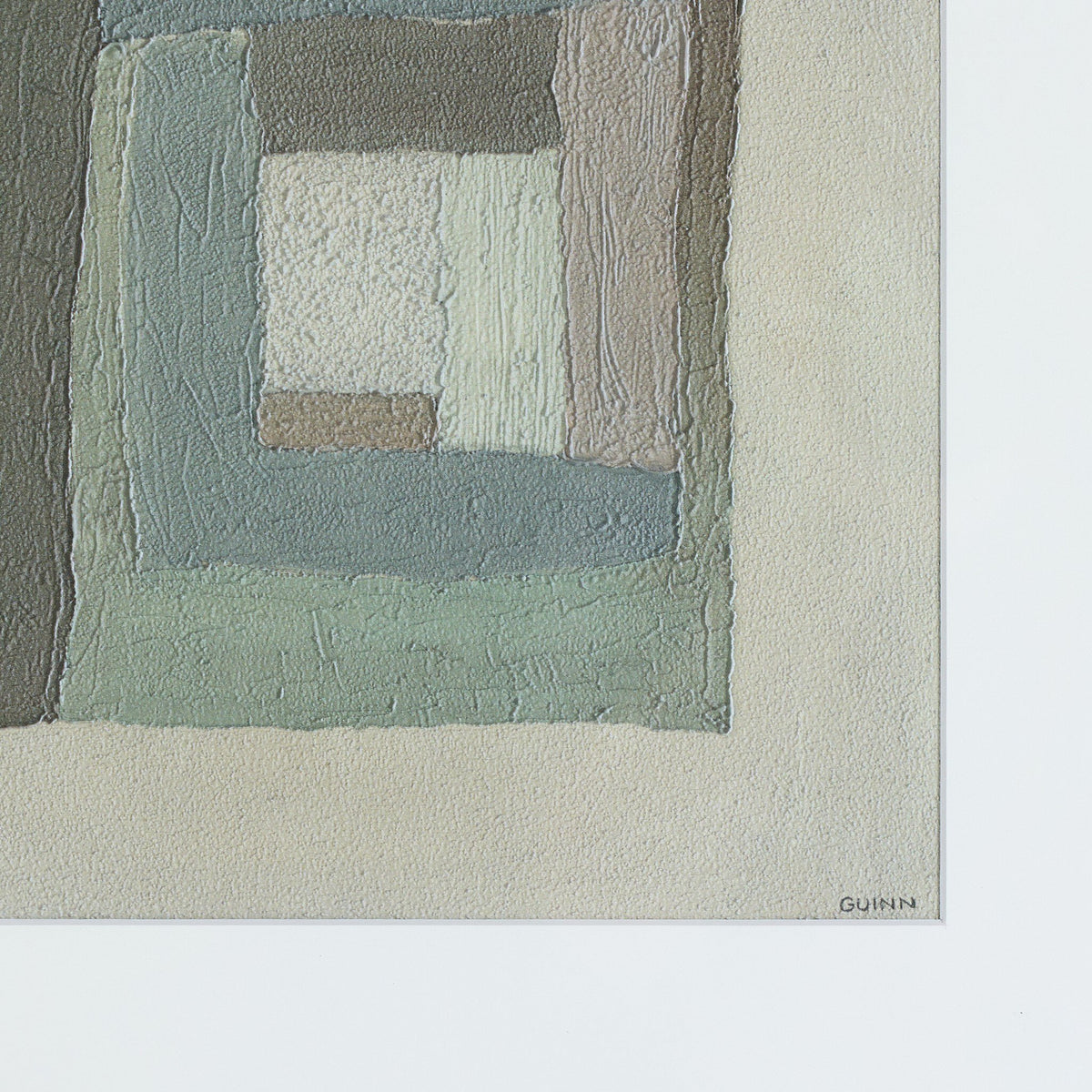 a close up of a painting