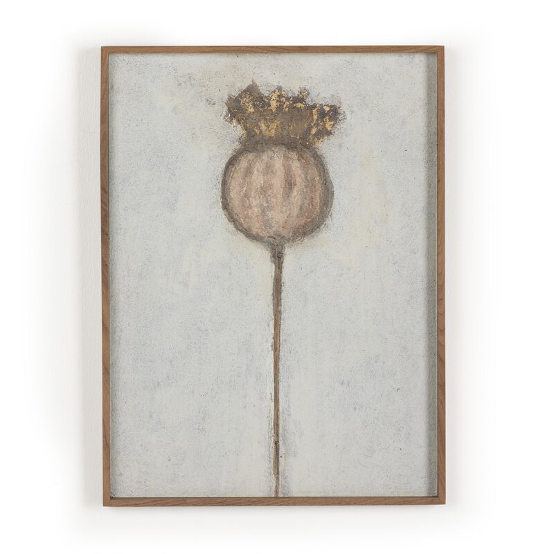 a painting of a flower