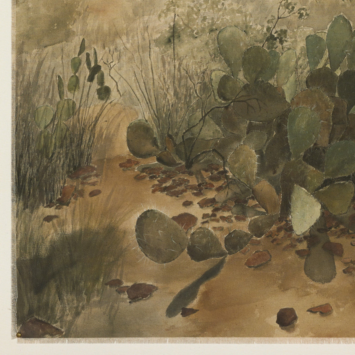 a painting of a cactus