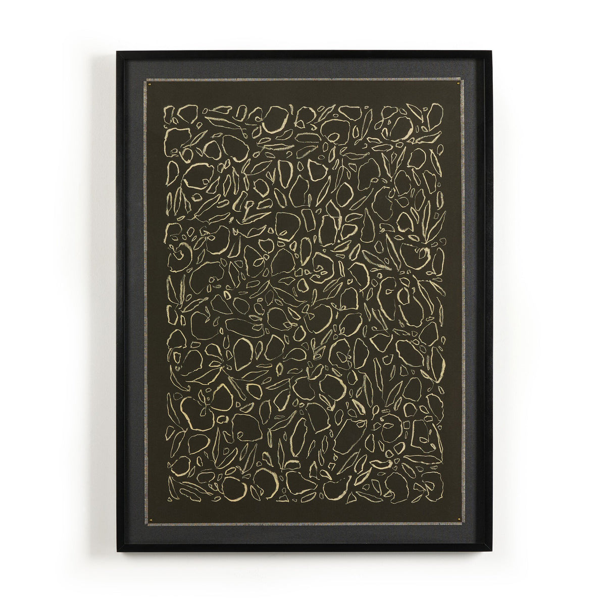 Cream On Black Glimmer By Laurel-Dawn Latshaw - Four Hands (250902-004)