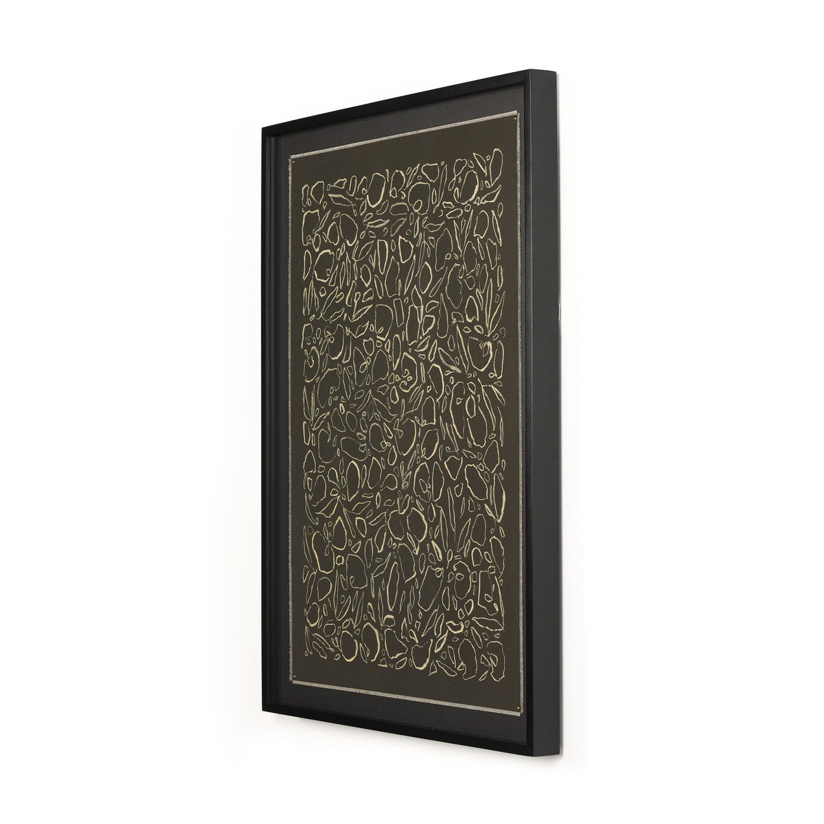Cream On Black Glimmer By Laurel-Dawn Latshaw - Four Hands (250902-001)