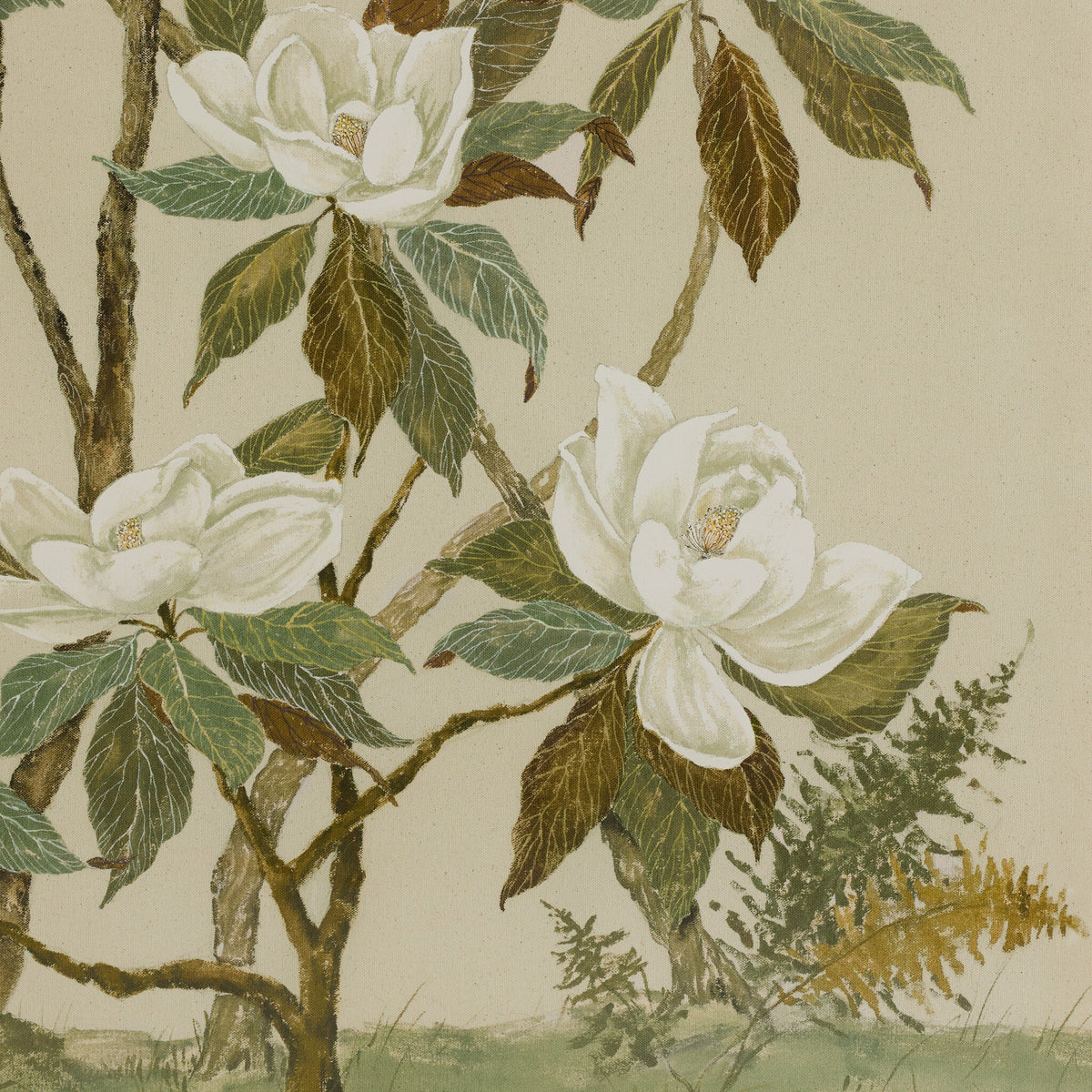 Tan Chinoiserie By Laurel-Dawn Latshaw - Four Hands (250908-002)