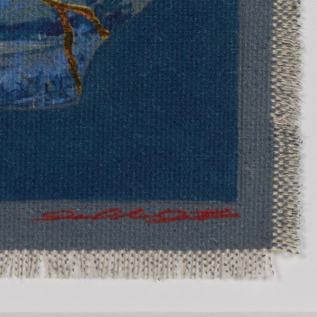 Poetic Mend Blue 3 By Laurel-Dawn Latshaw - Four Hands (250912-002)