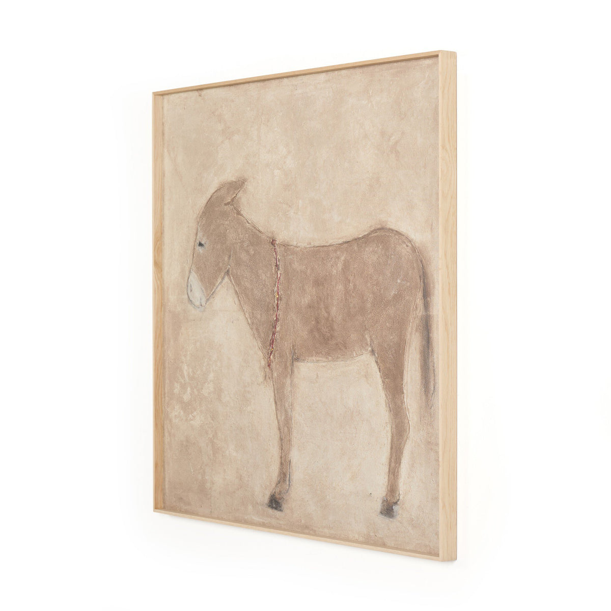 a painting of a donkey
