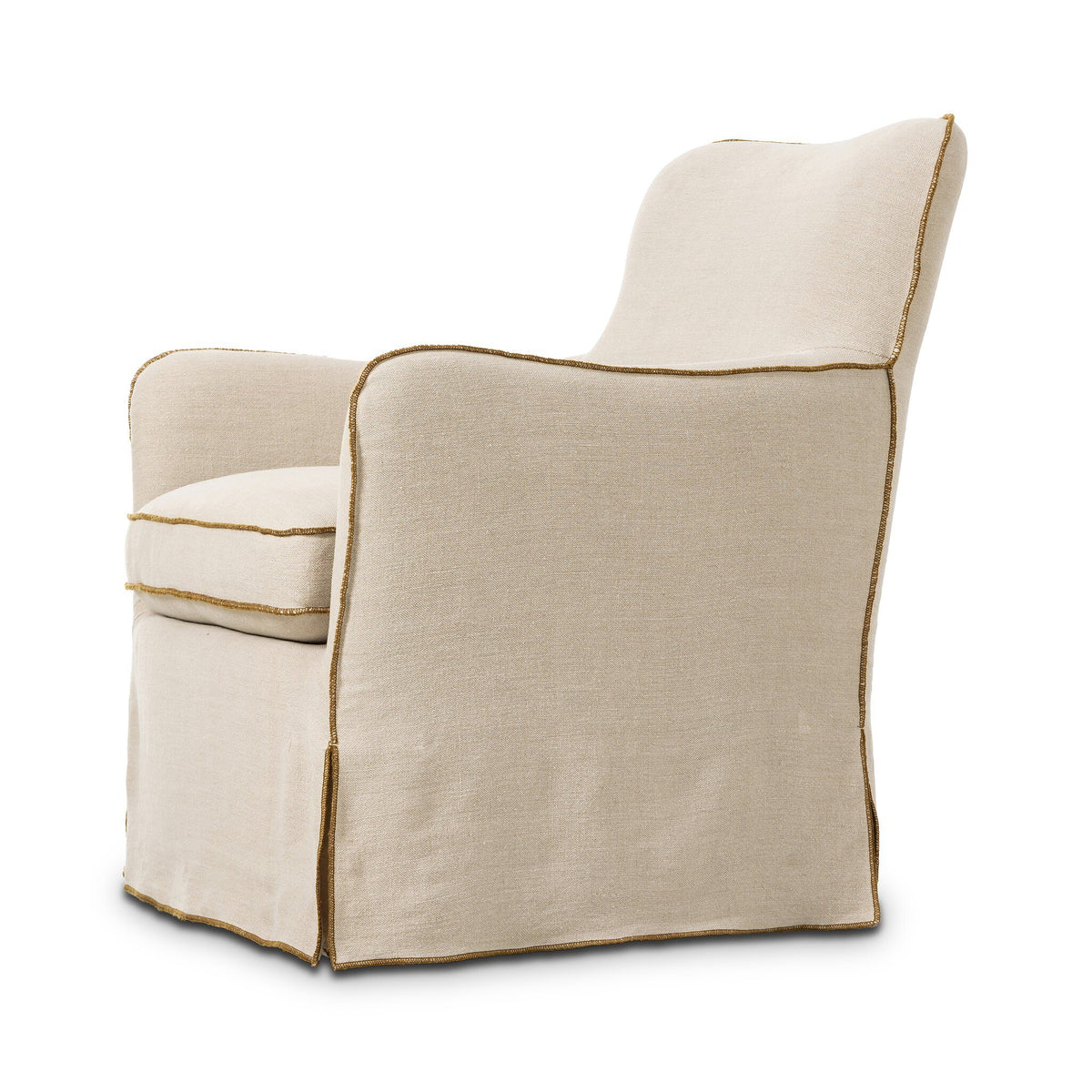 Devon Slipcover Swivel Chair