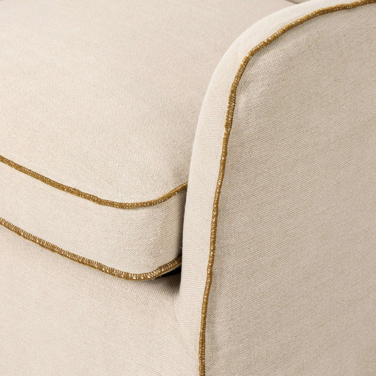 Devon Slipcover Swivel Chair