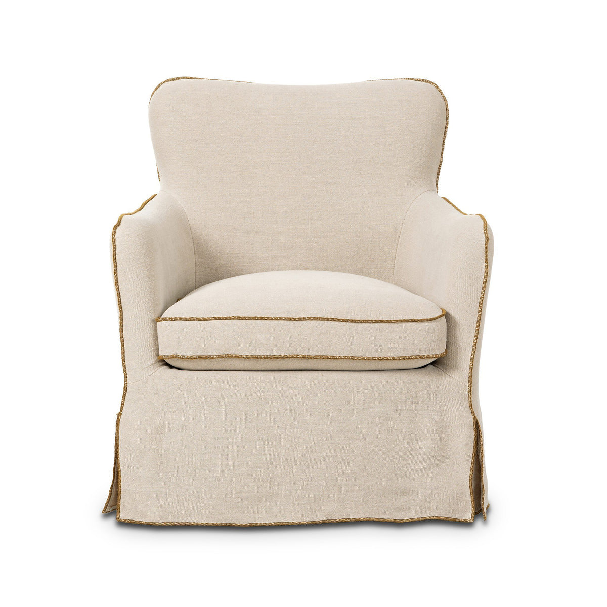 Devon Slipcover Swivel Chair