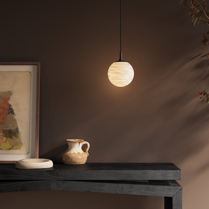 Marbled Globe 200 Pendant