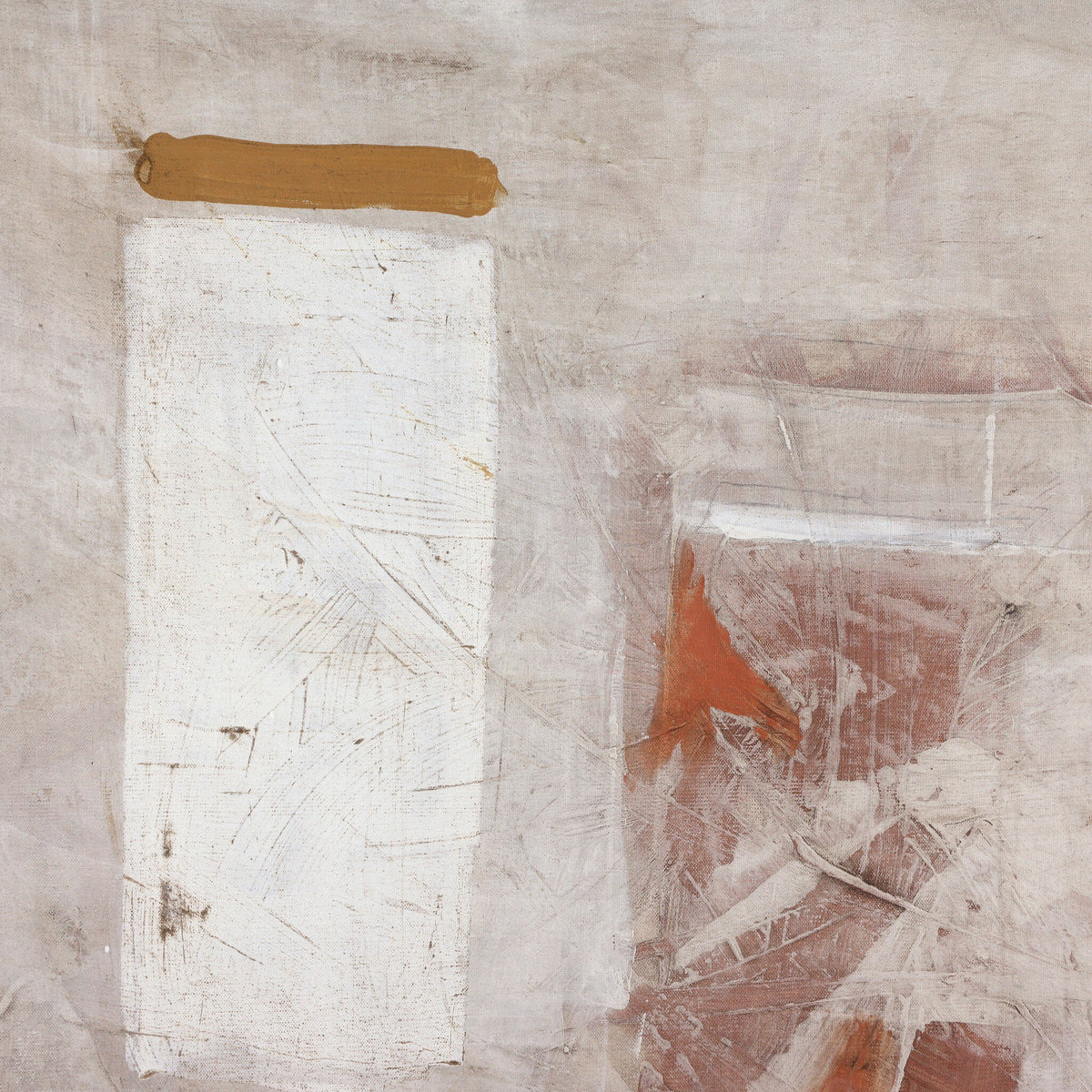 a white rectangular object with brown lines