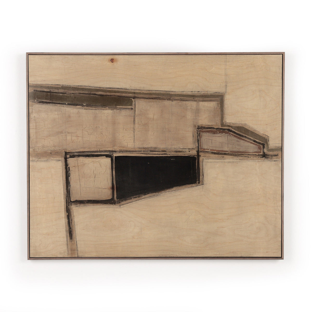 a painting of a rectangular object