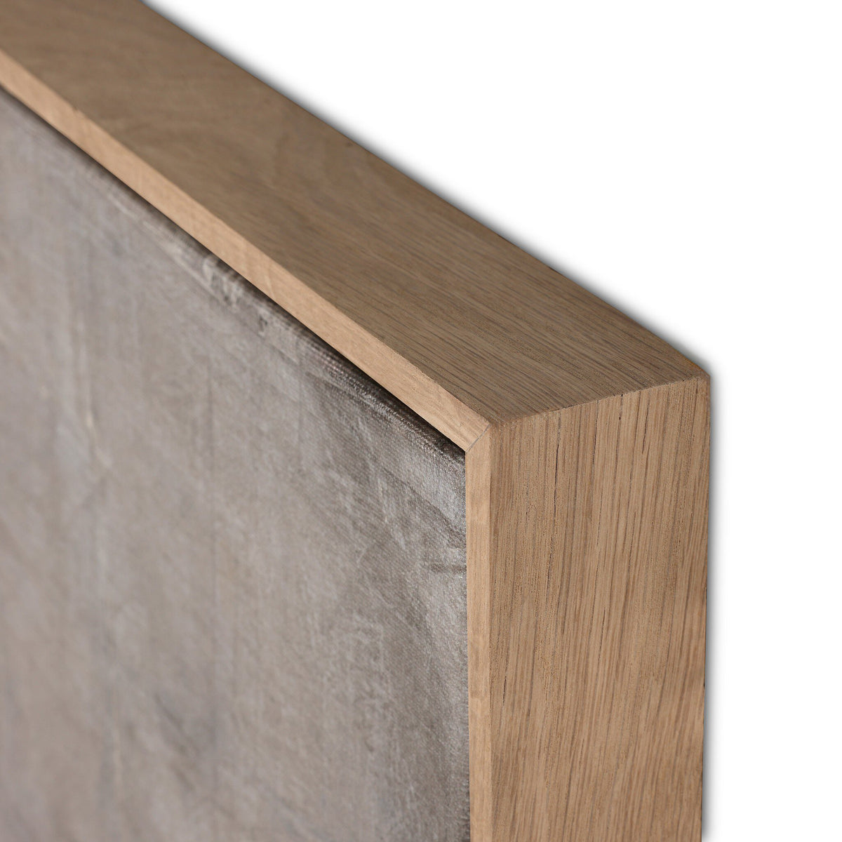 a close up of a wood frame