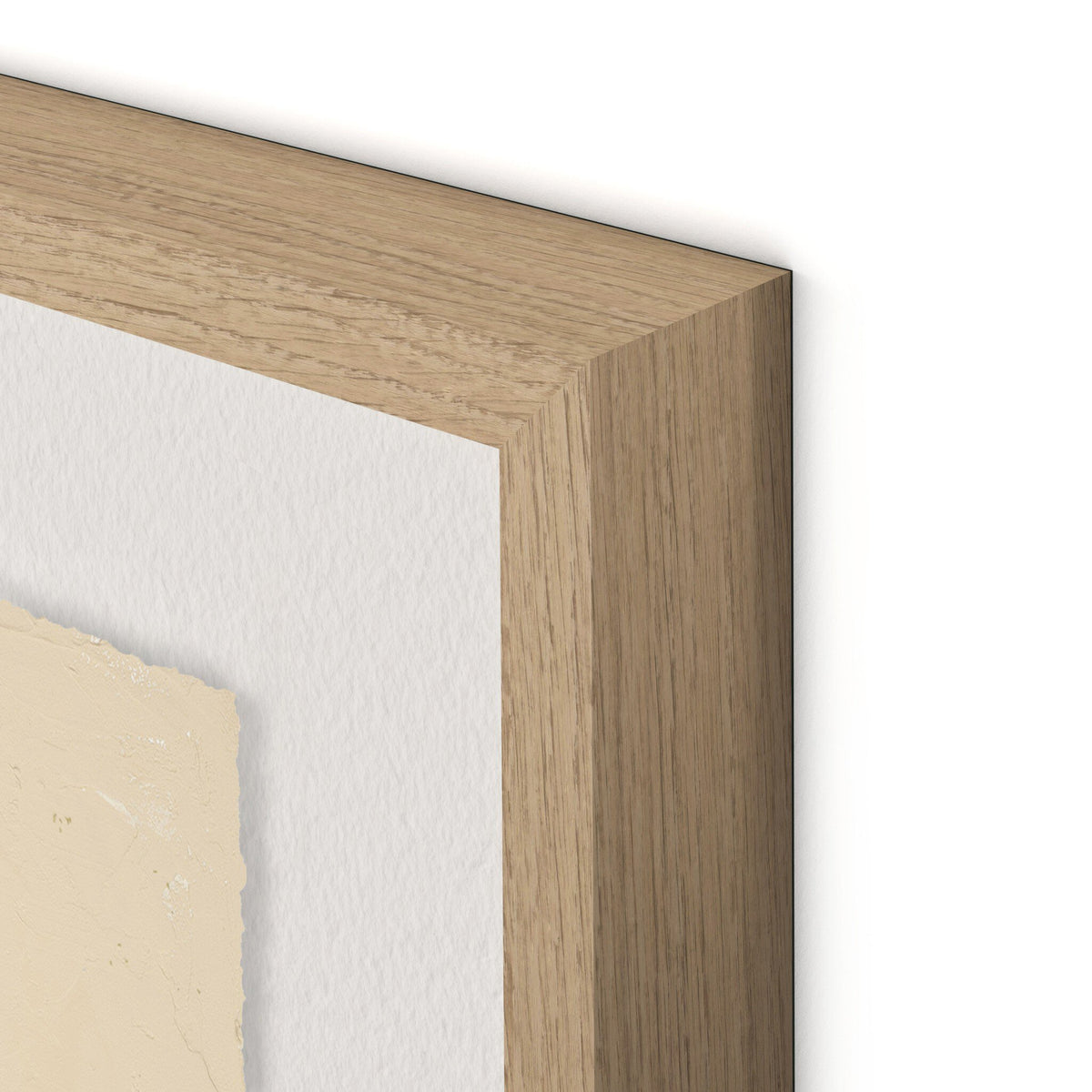 a close up of a wood frame