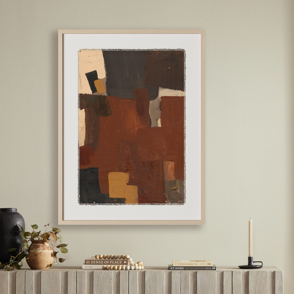 a painting on a wall