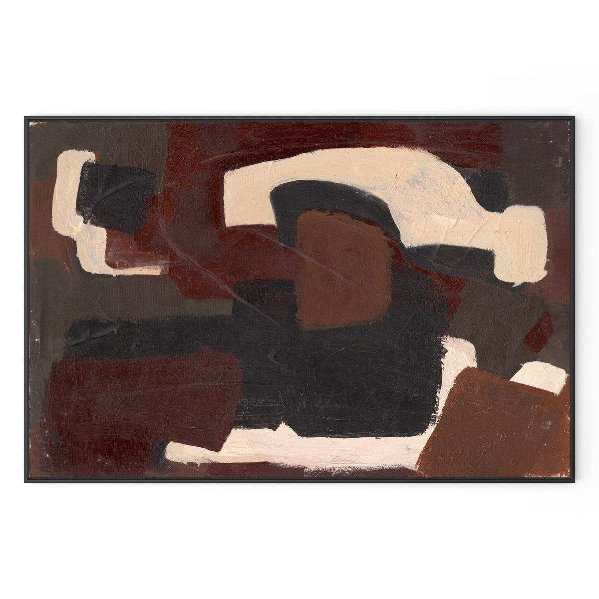 a painting of different colors