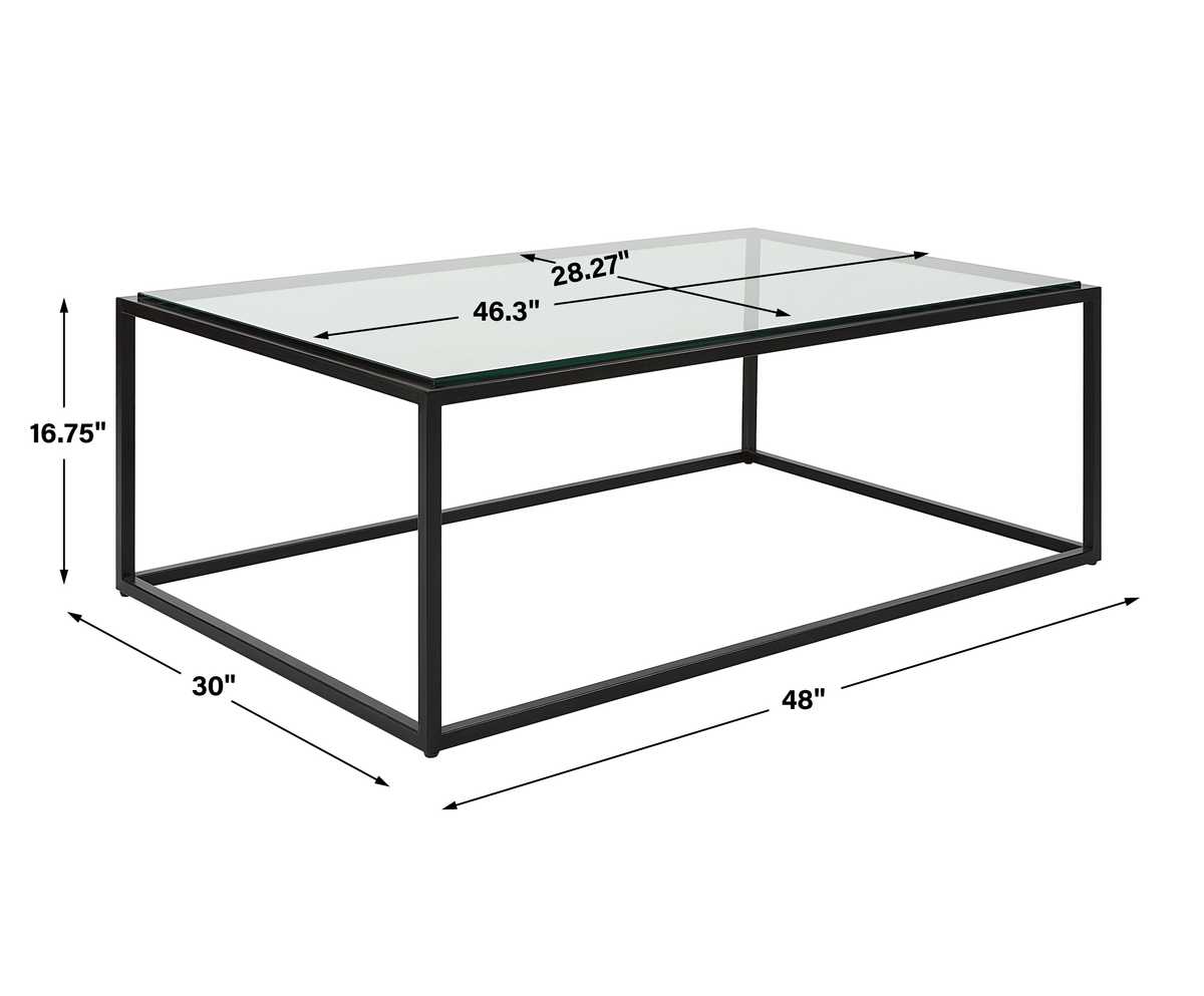 Bravura Coffee Table, Black