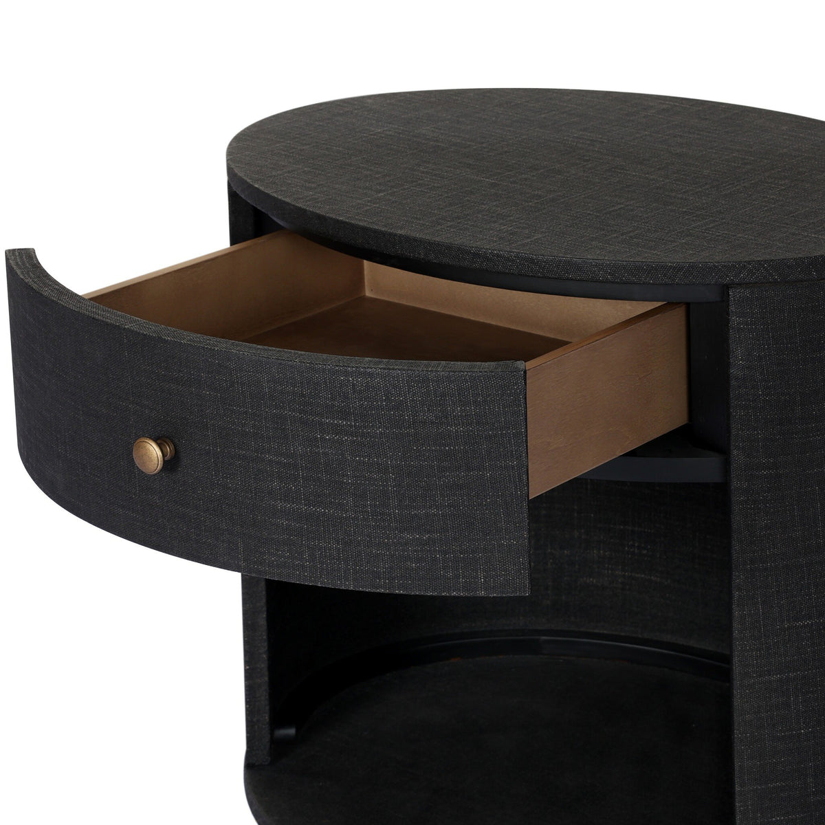 Amelia Oval One Drawer Nightstand