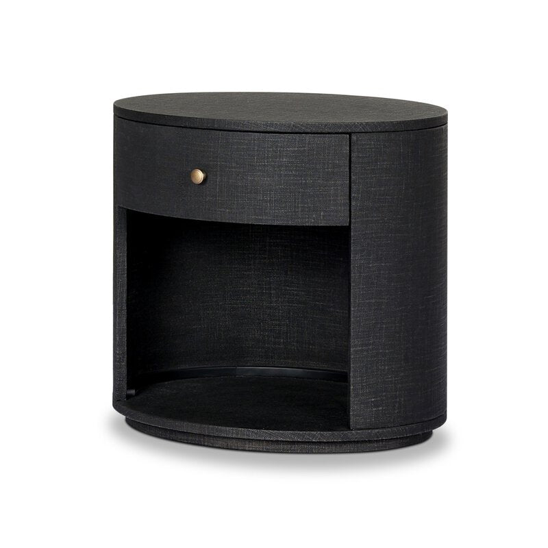 Amelia Oval One Drawer Nightstand