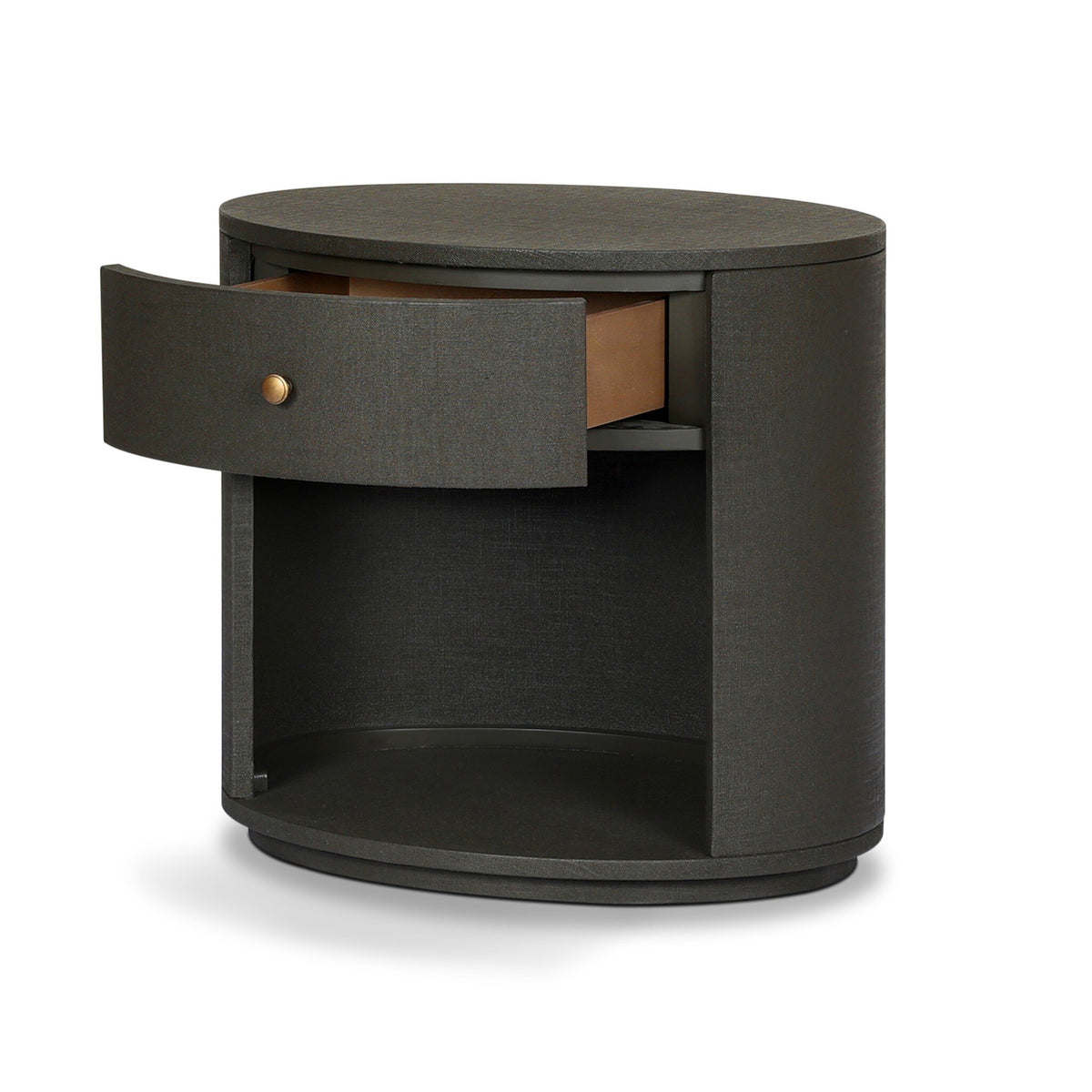 Amelia Oval One Drawer Nightstand