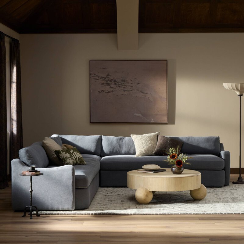 Aurelia 3pc Sectional-124"