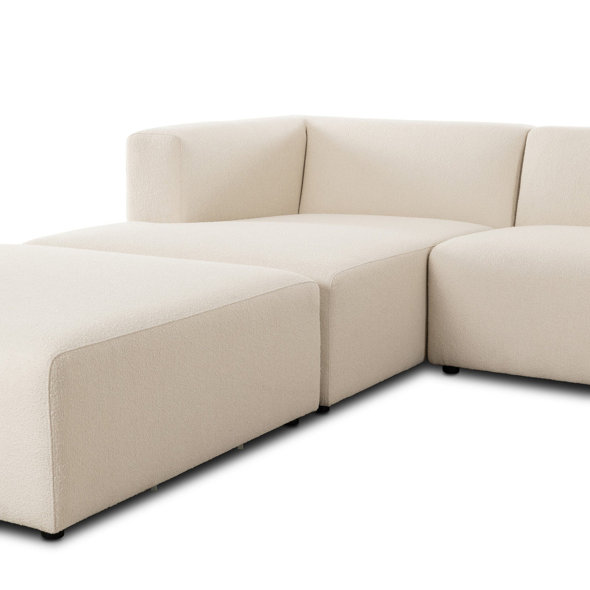 Lawndale 3pc Laf Sectional W/ Ottoman
