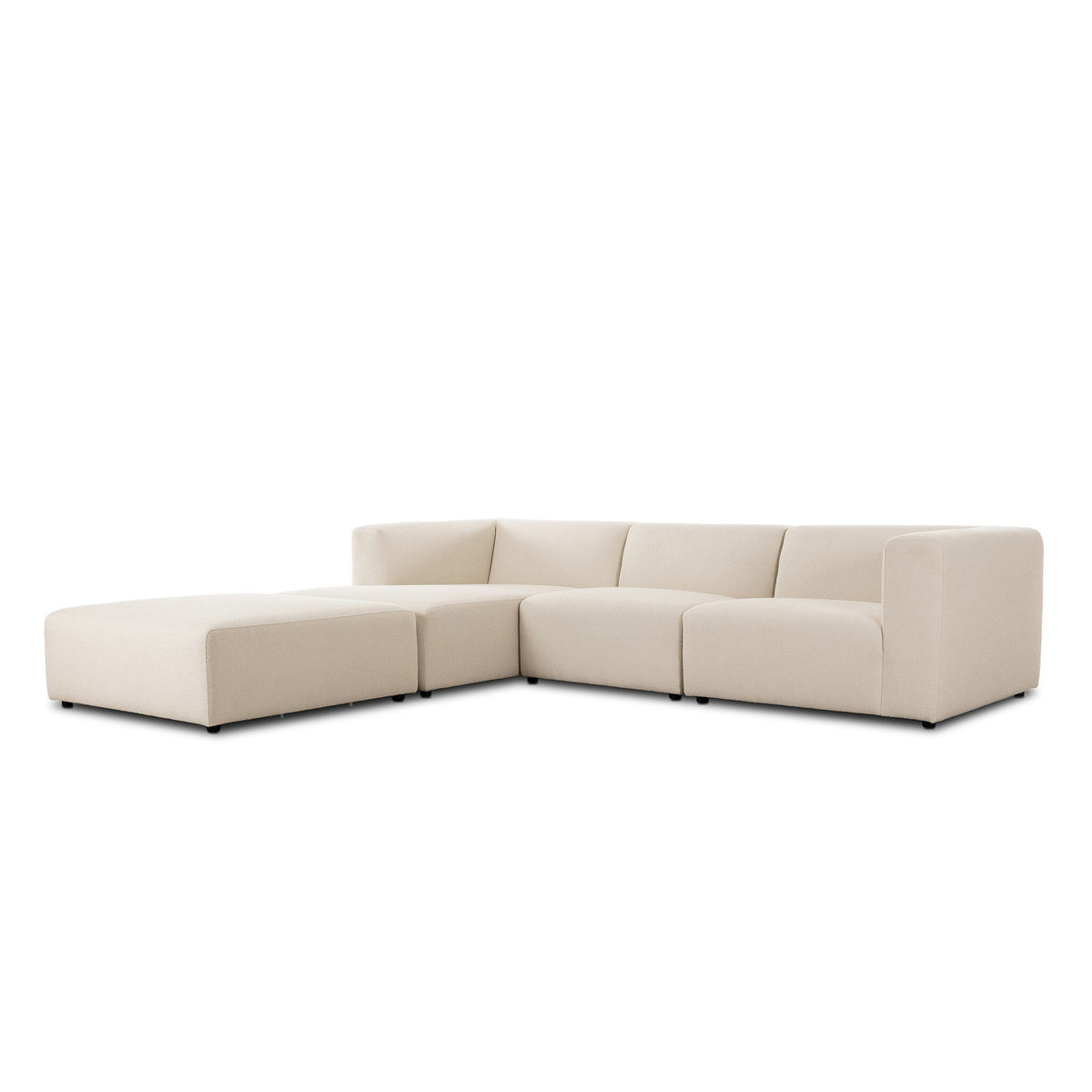 Lawndale 3pc Laf Sectional W/ Ottoman
