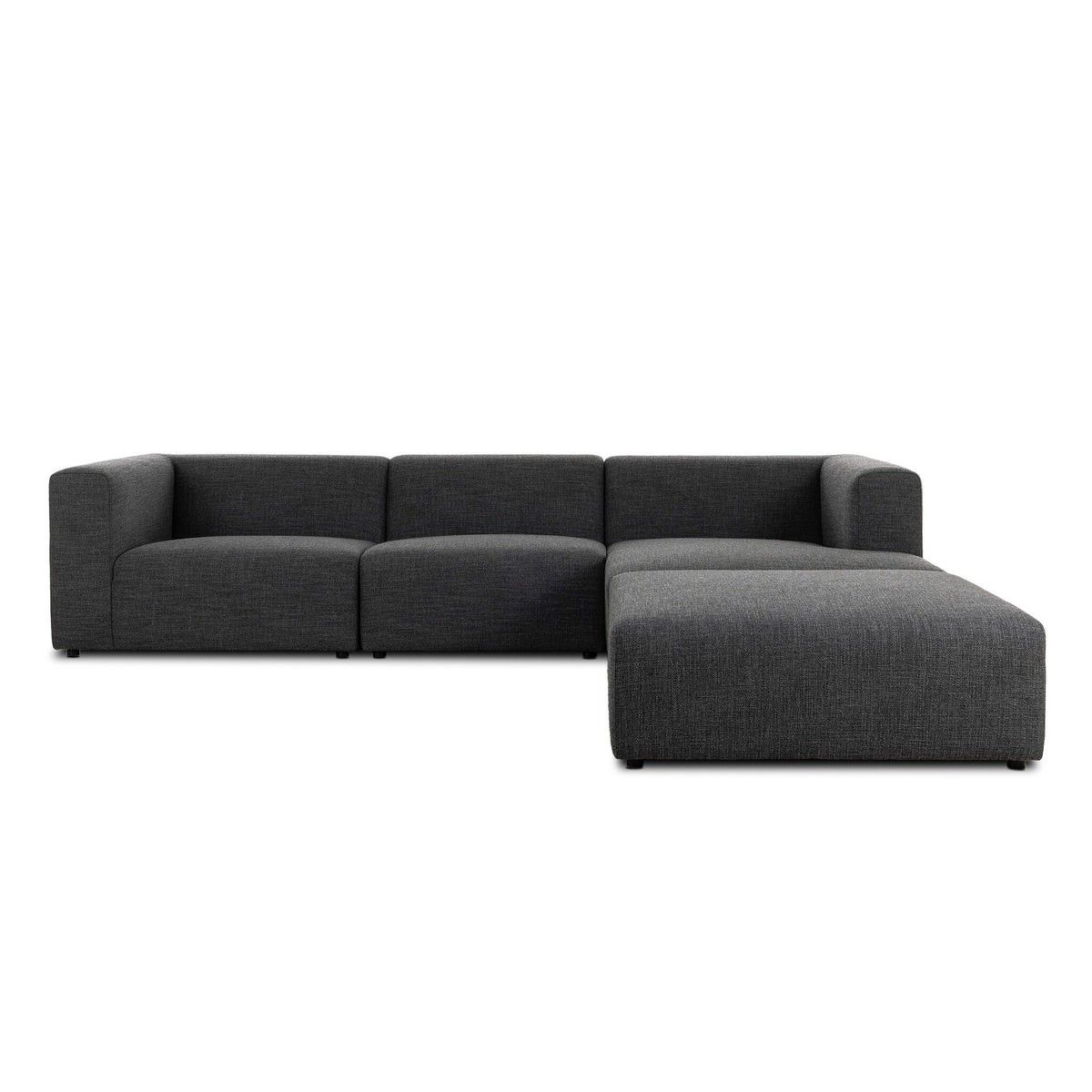 Lawndale 3pc Raf Sectional W/ Ottoman