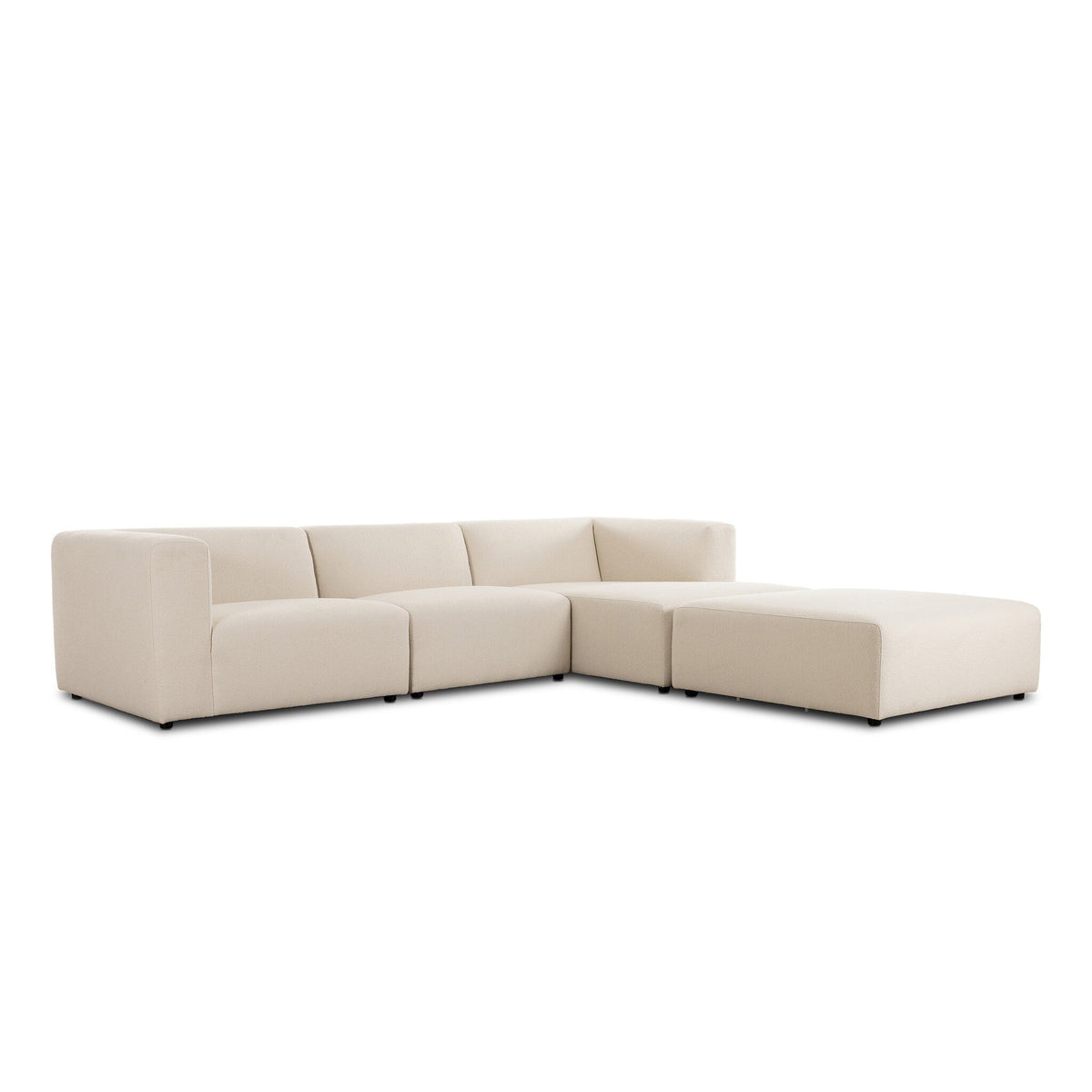 Lawndale 3pc Raf Sectional W/ Ottoman