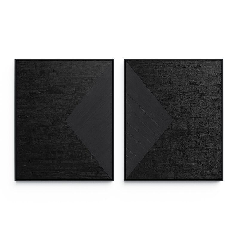 Triangle Diptych By The Holly Collective - Four Hands (252795-001)