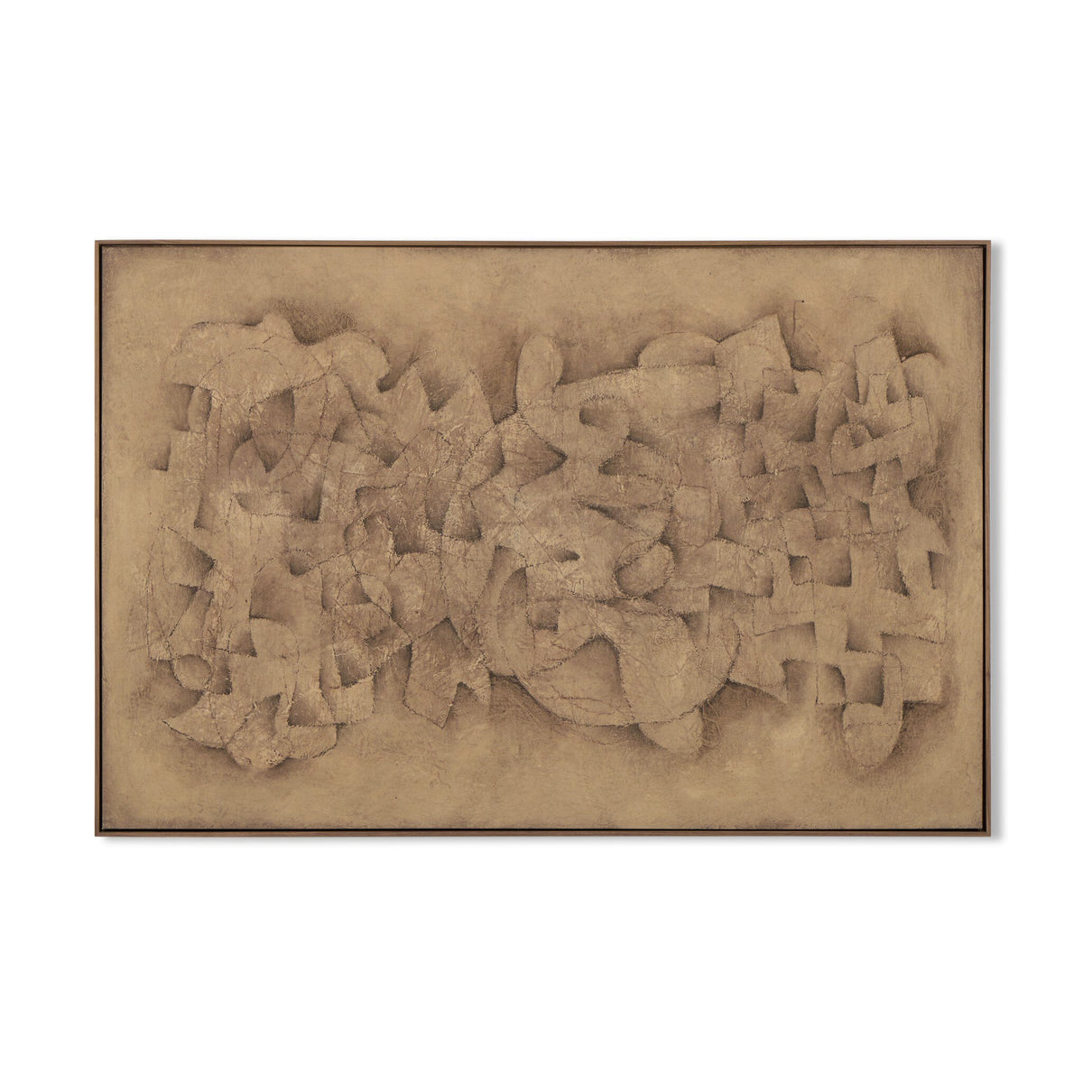 a brown rectangular object with a black border